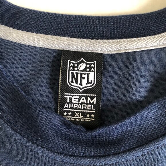 New England Patriots Crewneck NFL Team Apparel Sweatshirt - Size XL - Blue/Grey - Picture 5 of 13